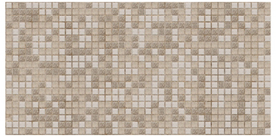 панель декоративная пвх artdekart мозаика коричневая с узорами 955*480мм 0,458м.кв.