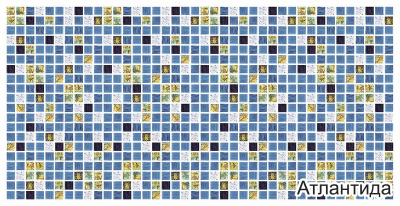 панель декоративная пвх artdekart мозаика атлантида 955*480мм 0,458м.кв.