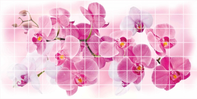 панель декоративная пвх artdekart мозаика орхидея розея 955*480мм 0,458м.кв.