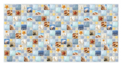 панель декоративная пвх artdekart мозаика лагуна арт 955*480мм 0,458м.кв.